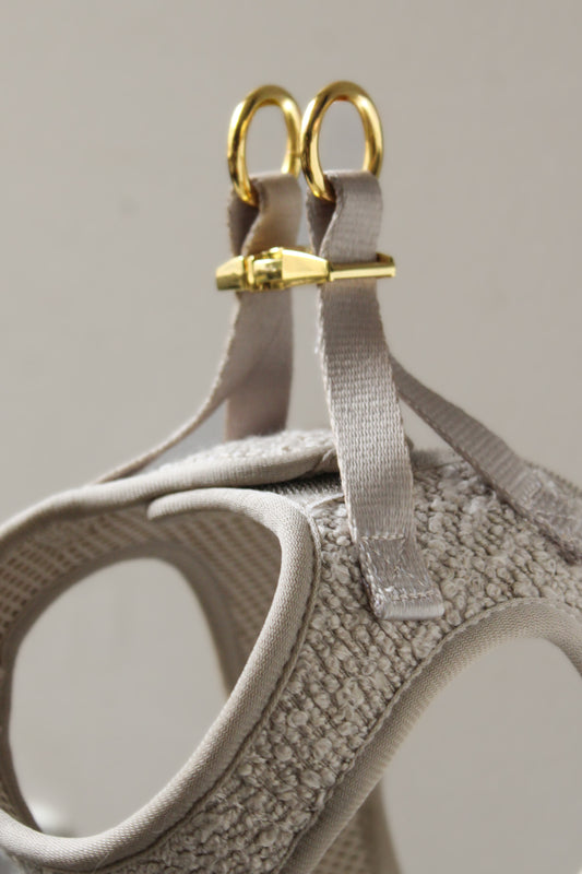 Harnais Easy Fit Nude┃Tissu Bouclette