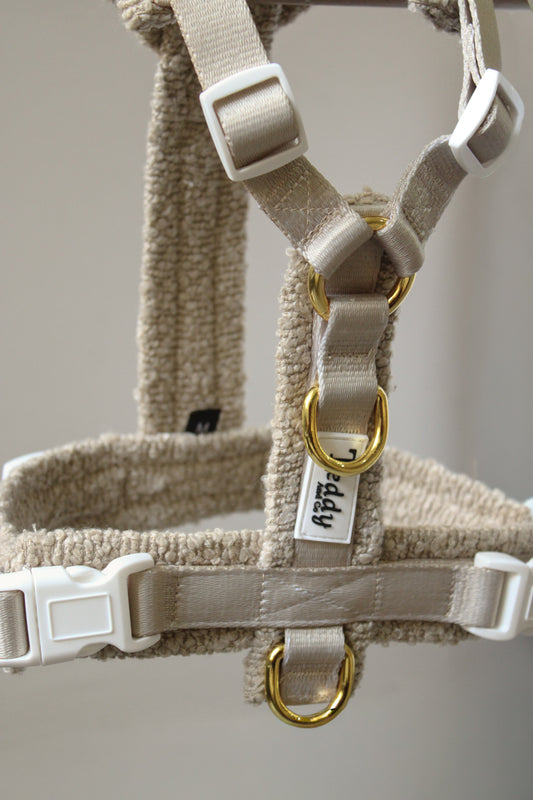 Harnais en Y Nude┃Tissu Bouclette