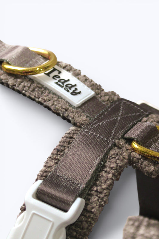 Harnais en Y Coffee┃Tissu Bouclette