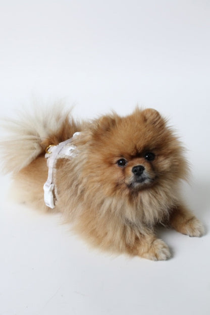 Harnais en Y Nude┃Tissu Bouclette