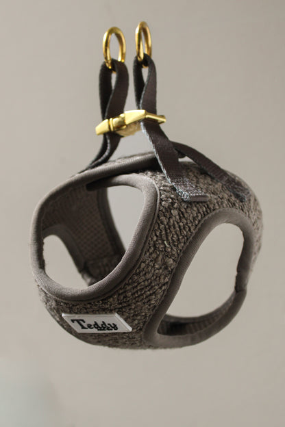 Harnais Easy Fit Coffee┃Tissu Bouclette