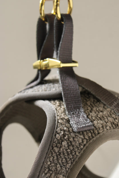 Harnais Easy Fit Coffee┃Tissu Bouclette