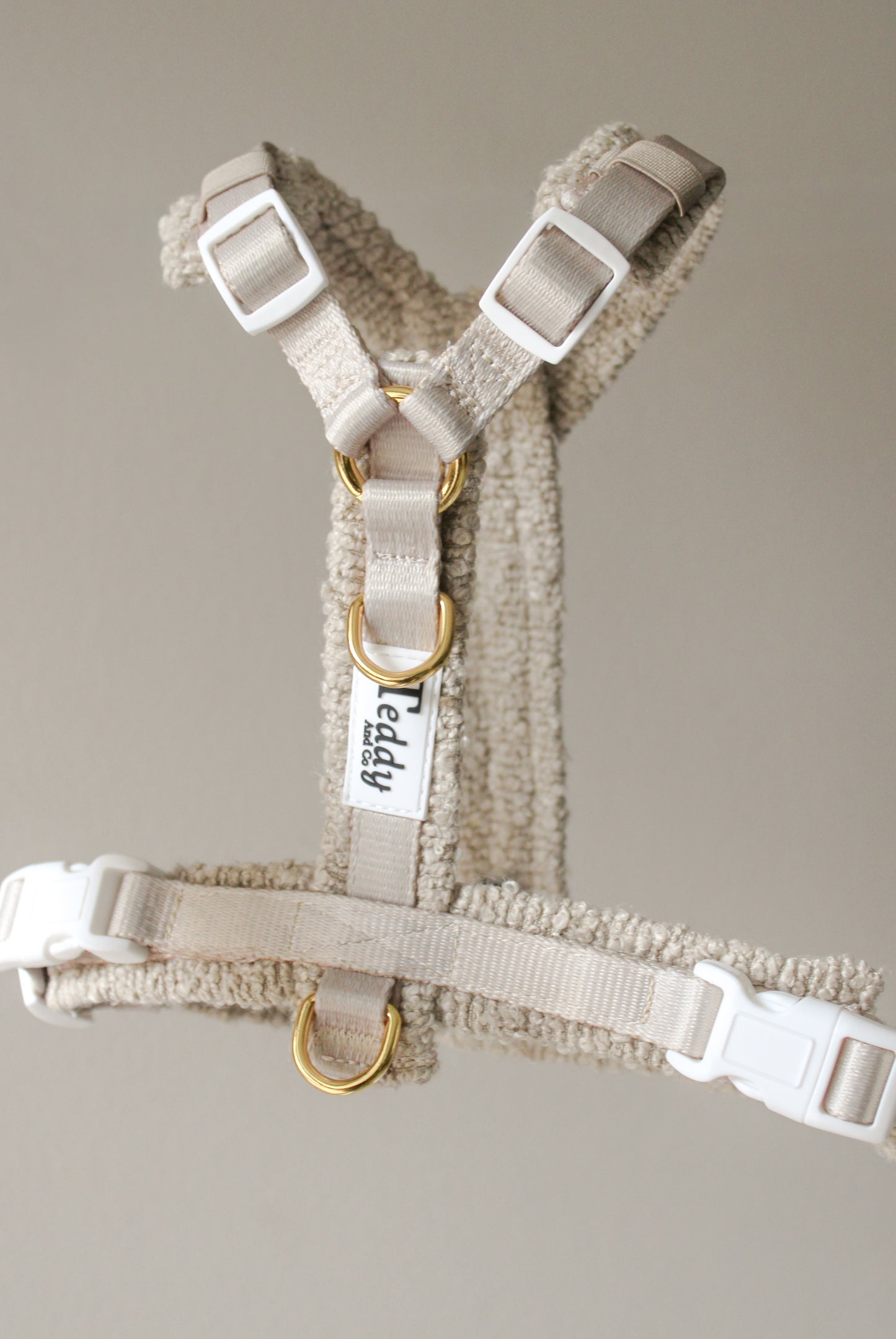 Harnais en Y Nude┃Tissu Bouclette