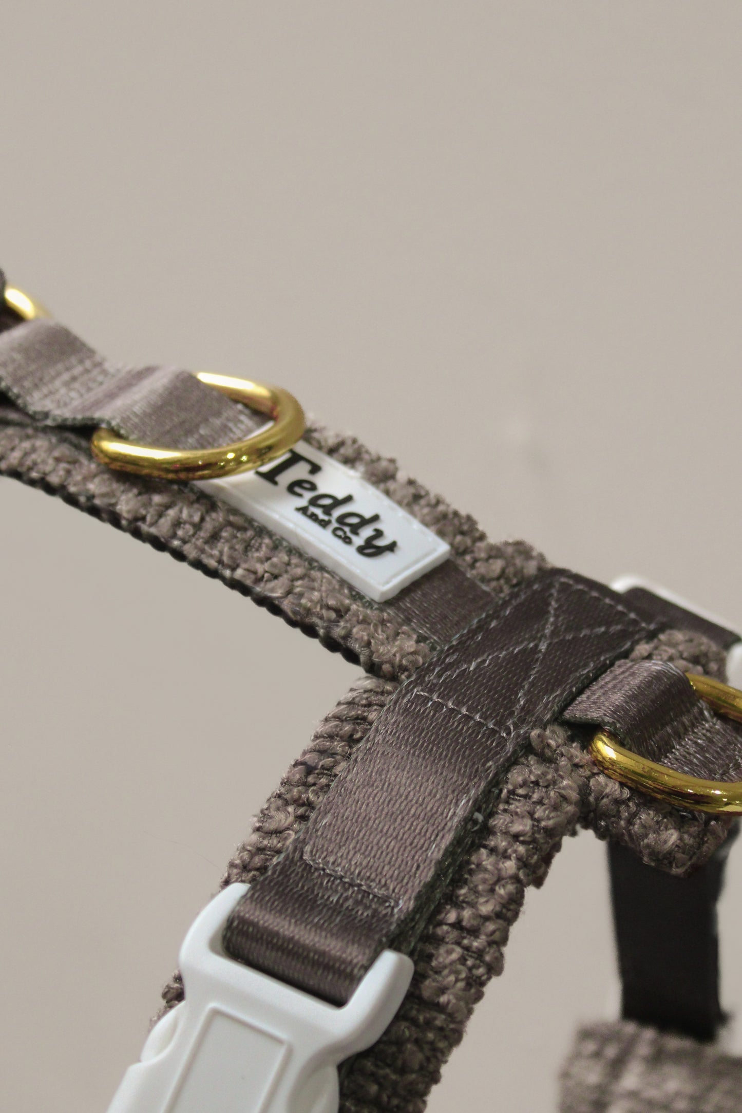 Harnais en Y Coffee┃Tissu Bouclette