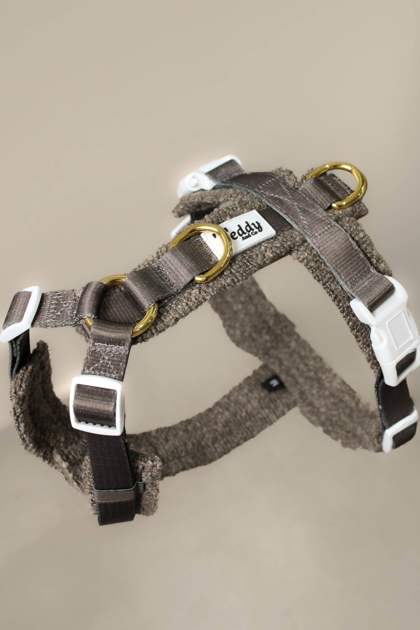 Harnais en Y Coffee┃Tissu Bouclette