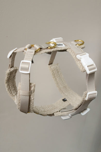 Harnais en Y Nude┃Tissu Bouclette