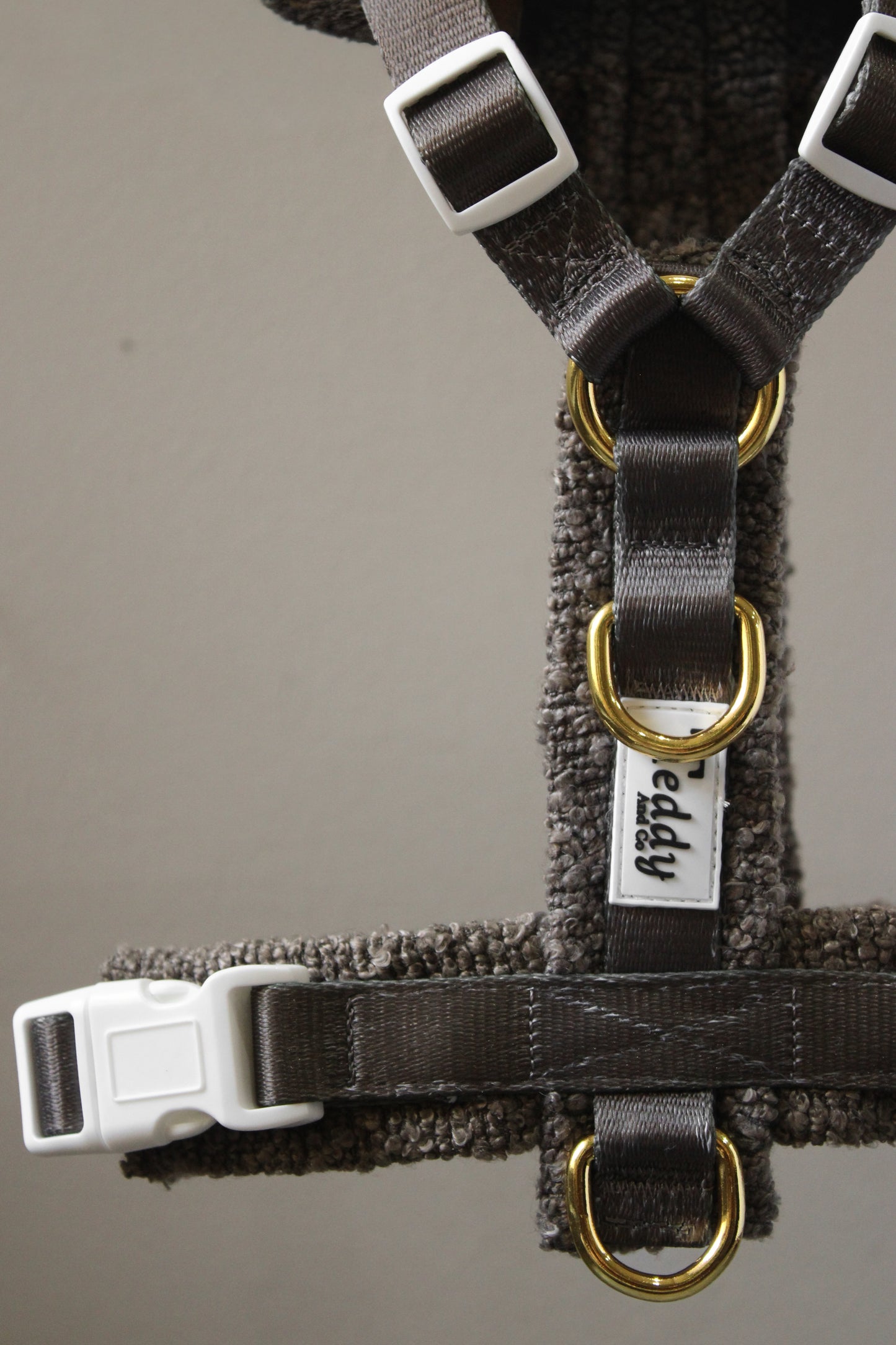 Harnais en Y Coffee┃Tissu Bouclette