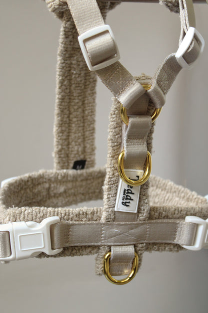 Harnais en Y Nude┃Tissu Bouclette