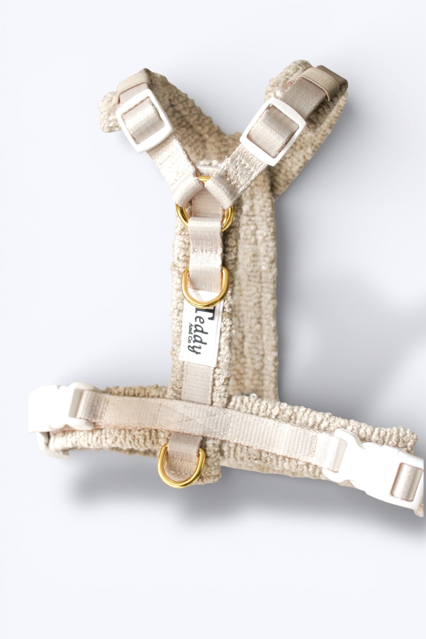 Harnais en Y Nude┃Tissu Bouclette