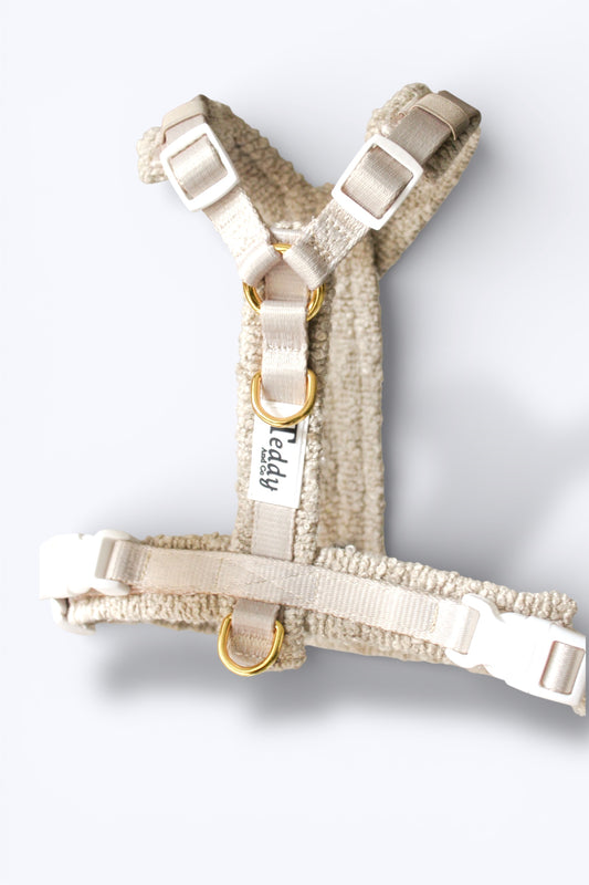 Harnais en Y Nude┃Tissu Bouclette