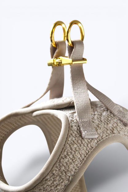 Harnais Easy Fit Nude┃Tissu Bouclette