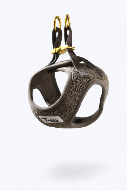 Harnais Easy Fit Coffee┃Tissu Bouclette